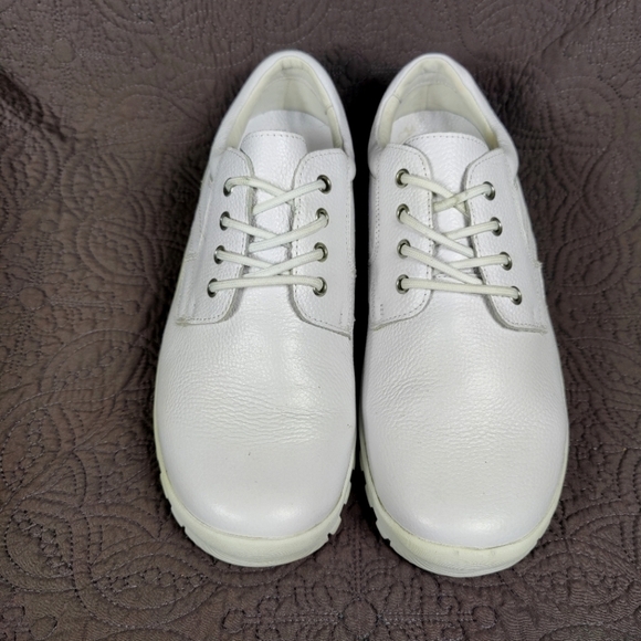 Spring Step Berman Pro Men's Leather Slip Resistant White Shoes Sz 9.5-10, EU 43 - Picture 2 of 10